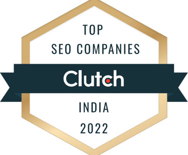 a badge for the top 10 seo company in india