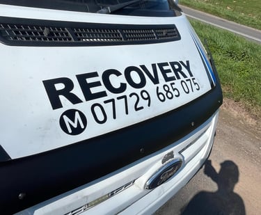 alt="On-site vehicle diagnostics service in Worcester driveway"