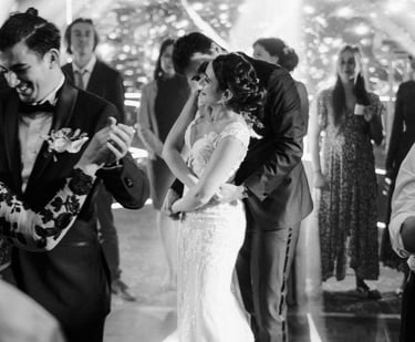 photo de soirée de mariage