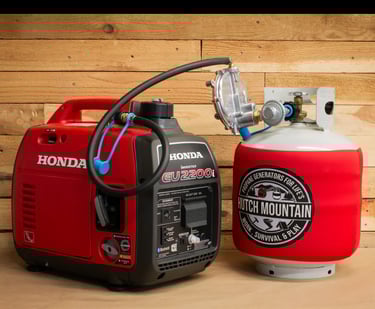 Honda EU2000i Propane, Natural Gas Gasoline Generator Tri-Fuel Kit