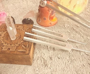 diapason thérapeutique utilisé en sonothérapie pour soulager les douleurs et favoriser le bien-être