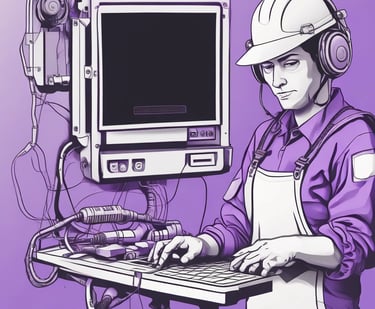 Graph showing upward SEO performance metrics on a computer screen.