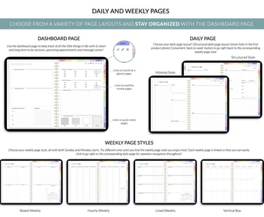 Digital Planner, Goodnotes Planner, iPad Planner, Notability Planner,Dated Digital Planner,2024 2025