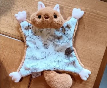 Doudou écureuil volant 