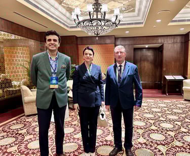 President of Chamber India Mr. Abhinav Balyan with Deputy Foreign Minister of Latvia