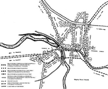 Brantford Railway stations