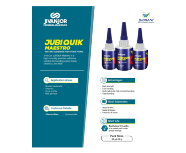 jivanjor jubiquick maestro is a high viscosity adhesive