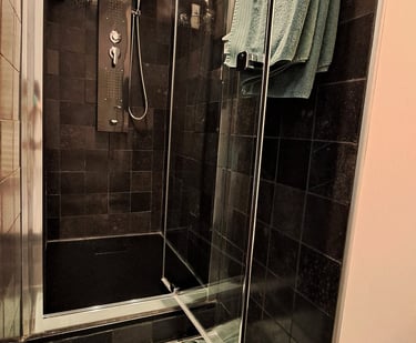 douche chambre double montagne