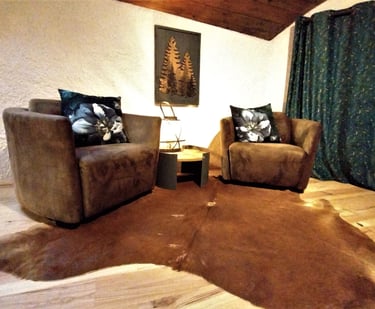 coin lecture chambre double à Montgenèvre