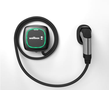 Instalación cargador eléctrico.