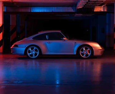 elegant concrete Coated and sealed commercial vehicle garage in New Braunfels TX by Custom Concrete Texas