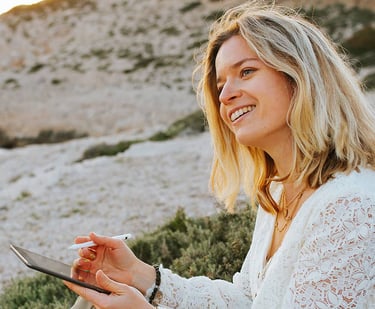 Marine Laborie webdesigner spécialisée dans le bien-être