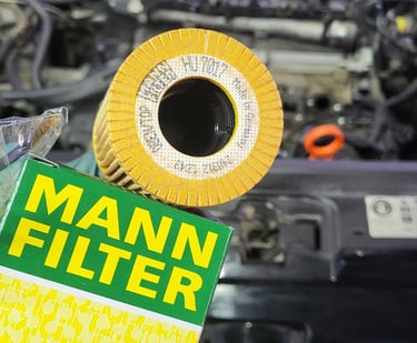 MANN Filter маслен филтер ulje заедно со Motul моторно масло премиум мал сервис 