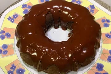 Bolo low carb de chocolate