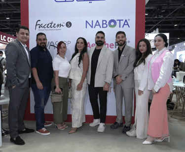 Professional Vitatech team at derma event - Dubai