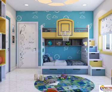 Kids room interior designing services in Chennai