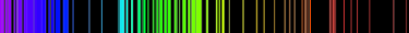 Emission spectrum of iron. By Nilda - Own work, Wikipedia