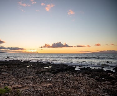 Sonnenuntergang Keawakapu Beach Maui Hawai'i