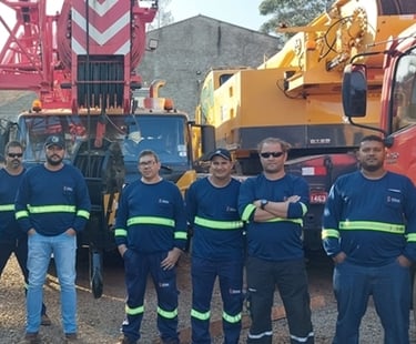 operadores de guindastes
