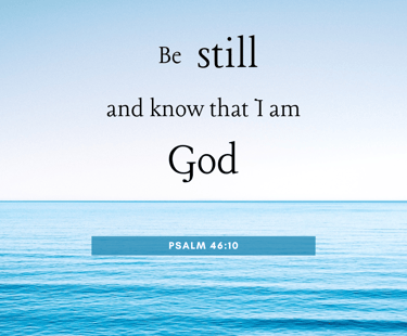 Know that I am God