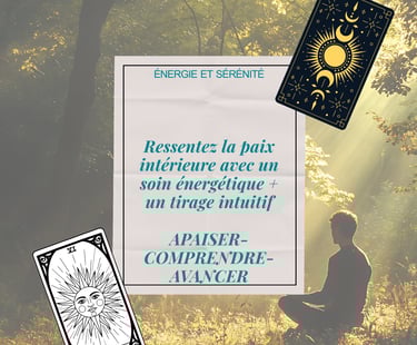 Soin energetique et tirage intuitif a distance Avignon