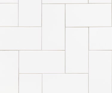 white matte subway tile