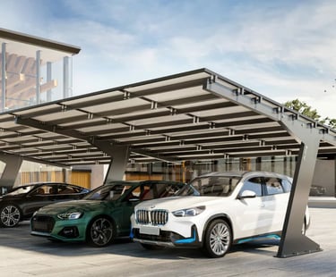 Saulės baterijų pastogės