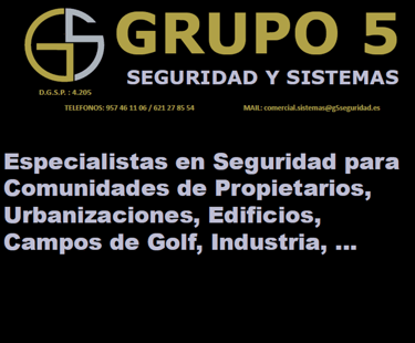 G5 LA SEGURIDAD PARA SU COMUNIDAD