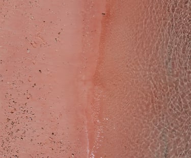 a person standing on a beach with a surfboard