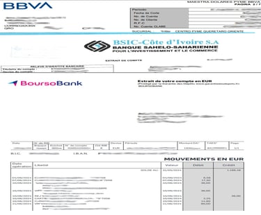 bank document translation services