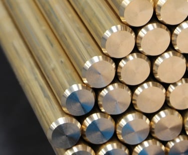 Rond Plein Laiton - Rond cuivre - tige Laiton