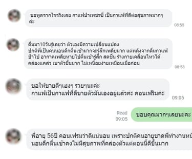 Petssy Coffee นี้คือ 1 ในหลายๆรีวิวจากลูกค้าที่ได้สั่ง เพซซี่ คอฟฟี่ ไปดื่มกิน
