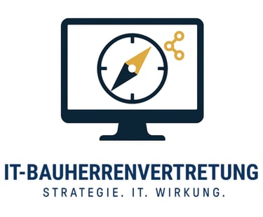 IT-Bauherrenlogo mit Slogan