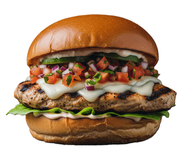 Mexican Chicken Burger from PremiYum Foods!