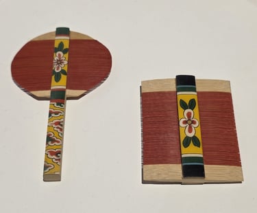Ox inlaid combs