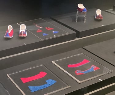 Shoe making display at the National Intangible Heritage Center in Jeonju