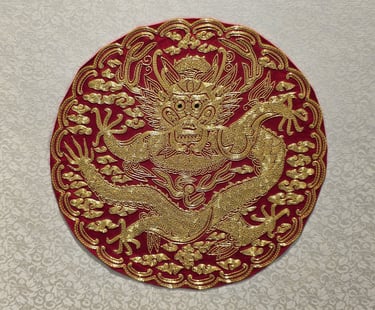 Embroidery from a National Intangible Heritage Training Center exhibition