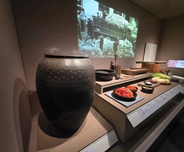Kimchi making display at the National Folk Museum