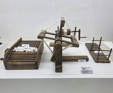 Traditional sllk making equipment