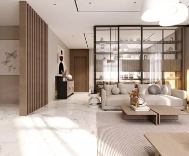 تصميم داخلي فيلا بالرياض