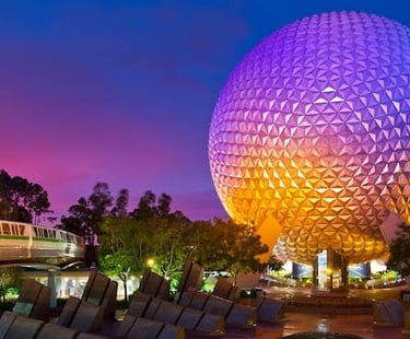 epcot ball en parque epcot en walt disney world