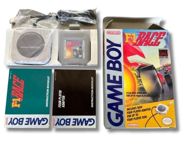 Kit Jogo de Game Boy F-1 Race  com adapatador para 4 jogadores