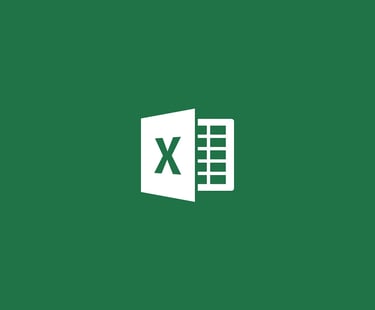 Microsoft Excel icon: essential spreadsheet tool for data cleaning, analysis, and reporting