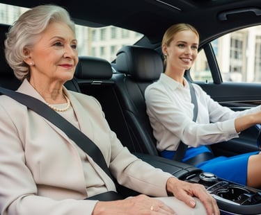 Transporte para idosos com segurança