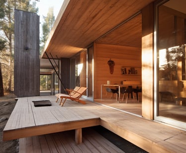 Cabin home wood home India resort build log home mass timber construction build