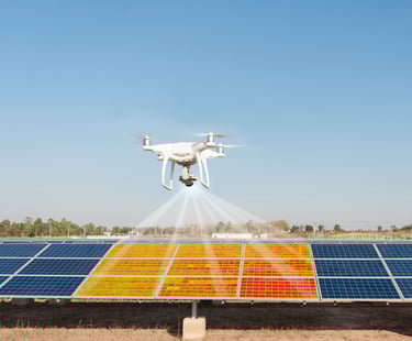 Inspection thermographique photovoltaïque