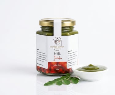 Miel Fortifer - miel de jujubier et moringa, complement alimentaire naturel au maroc 