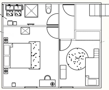 Plan 2D chambres
