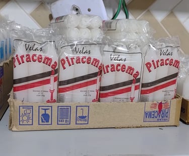 Vela numero 11, 12cm, 33gr, Branco.