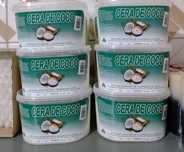 Cera de Coco Vegetal.